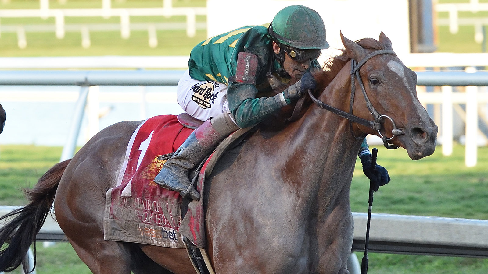 Code of Honor wins the Fountain of Youth S. (G2) at Gulfstream Park